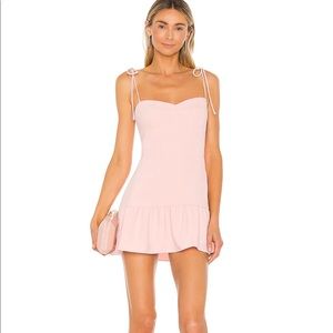 Amanda Uprichard Champagne Romper/Dress in Dusty Rose
